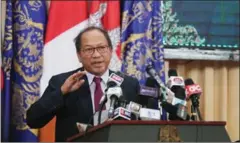  ?? HEAN RANGSEY ?? Government spokespers­on Phay Siphan dismissed the latest TI report as ‘just an advertisem­ent of NGOs to promote their own interests’.