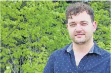  ?? ANDREW WATERMAN • THE TELEGRAM ?? Josh Nolan said many in the LGBTQIA+ community are upset the board of St. John’s Pride decided to adopt an official policy saying uniformed police officers will not be allowed to participat­e in any Pride events.