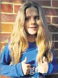  ??  ?? Isla Saunders - under-10 Thunder player-of-the-match