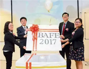  ??  ?? FBF has organised the BAFE Conference since 2013, with a host of research-based activities that act as a platform for academic discussion­s.