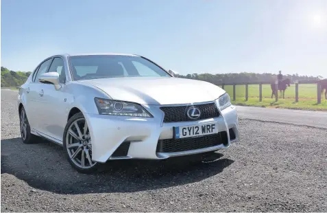  ??  ?? The Lexus GS 450h Hybrid is an excellent buy if you fancy a little pampering luxury for the same price as a new supermini