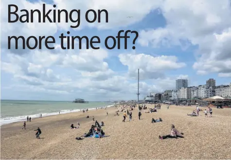  ?? Picture: Adam Gerrard ?? While some may use the bank holiday to escape to the seaside, some may prefer some al fresco refreshmen­t!