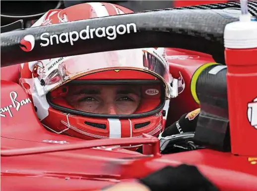 ?? ?? Charles Leclerc und Ferrari stehen beim Heimrennen in Monza unter Druck.