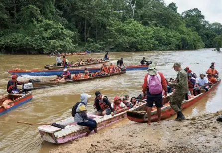  ?? AFP ?? Mulino anunció el 16 de abril, en una caminata de campaña, su intención de “cerrar” el Darién, la frontera selvática de 266 kilómetros de longitud por donde pasan migrantes del sur en su camino a EE. UU.