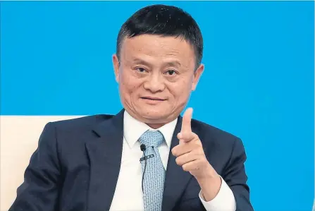  ?? LINTAO ZHANG
GETTY IMAGES ?? Despite past speculatio­n, confirmati­on that Alibaba’s Jack Ma is a Community Party member took many by surprise.