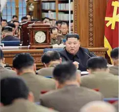  ?? Foto: AFP ?? Kim Jong Un hat wiederholt gedroht, einen „neuen Weg“zu gehen, sollte Washington bis zum Jahresende keine neuen Vorschläge für eine Verhandlun­gslösung vorlegen.