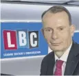  ?? ?? 0 Andrew Marr is joining LBC owner, media company Global