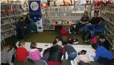  ??  ?? Stressed out Steve at Sligo Central Library.