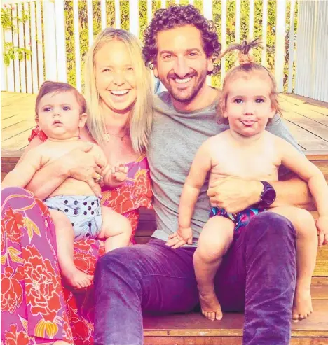  ?? Photo / Supplied ?? Megan Anderson and her husband Mark, co-founders of Tuti Baby, with their children Lily and Zac.
