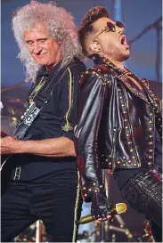  ??  ?? Show: Brian May with Adam Lambert