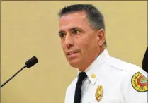  ?? ELIOT KLEINBERG / THE PALM BEACH POST 2016 ?? Palm Beach County Fire Rescue Chief Jeffrey Collins reversed his decision to resign. The resignatio­n came on Friday after allegation­s of sexual harassment in his department, but the reason for the chief’s departure was not made clear.