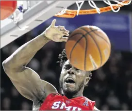  ?? THE DALLAS MORNING NEWS ?? “Our chemistry is as good as any team in the country,” says SMU’s Semi Ojeleye, the AAC player of the year after averaging 18.9 points and 6.8 rebounds.