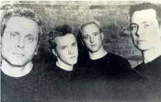  ?? FILE PHOTO ?? Niagara band Round 4 — formerly Confusion of the Senses — in 2000. From left are Andrew Gordon, Brad Battle, Tim Hicks and Sherman Arnold Jr.