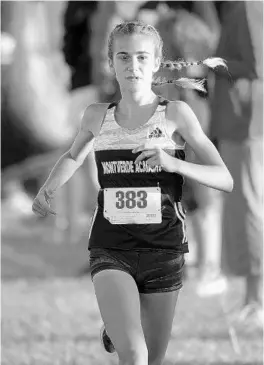  ?? PHELAN M. EBENHACK/ORLANDO SENTINEL ?? Montverde Academy’s Lily Henne finished ahead of the pack in three meets this season. Brantley, Jr.:Sinkenesh Parker, Christian, Soph.: Circle All-Area second team Sentinel Super Six Rankings 1. Montverde Academy: 2. Trinity Prep: 3. Circle Christian: 4. Winter Springs: