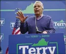  ?? STEVE HELBER PHOTOS / ASSOCIATED PRESS ?? Democratic candidate Terry McAuliffe is seeking to regain the Virginia governor’s post he held from 2014 to 2018.