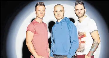  ?? ?? 5ive, who are now a threesome of Ritchie Neville, Sean Conlon and Scott Robinson, are set to headline