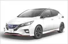  ??  ?? The Nissan Leaf Nismo will develop more downforce.— Nissan photo