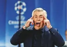  ?? Reuters ?? Carlo Ancelotti, who was sacked by Bayern Munich last September, had met with Italian Football Federation officials in Rome last week.