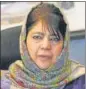  ??  ?? Mehbooba Mufti