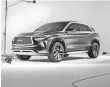  ?? INFINITI ?? Infiniti is going to show its QX50 concept at the big auto show in Detroit next month.