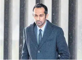  ?? ?? Umar Zameer leaves Ontario Superior Court Tuesday after testifying. Zameer has pleaded not guilty to first-degree murder in the death of Toronto police Const. Jeffery Northrup.