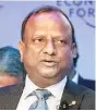  ??  ?? SBI Chairman Rajnish Kumar at the World Economic Forum Annual Meeting 2020 in Davos