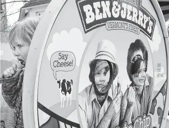  ?? Lori Van Buren / Albany Times Union ?? With its wacky flavors and do-gooder reputation, Ben & Jerry’s was the second-largest ice cream brand in the United States last year, with $801 million in sales.