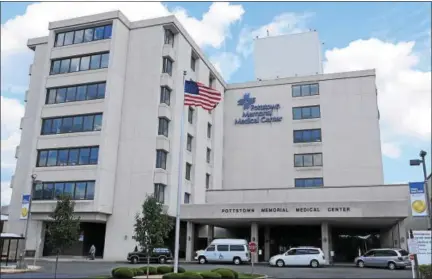  ?? DIGITAL FIRST MEDIA FILE PHOTO ?? Pottstown Memorial Medical Center in Pottstown is now part of the Reading Health System, along with four other regional hospitals. The transactio­n, which had been announced in May, was finalized on Friday. The new health system will be called Tower...