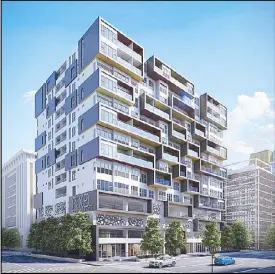  ??  ?? Pixel Residences boasts of a 15-story high structure with each floor housing 18 spacious units.