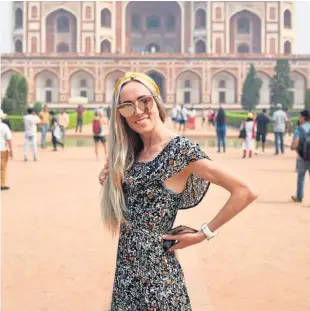  ??  ?? Eilish McColgan has been holidaying in India with her partner.