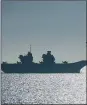  ??  ?? HMS Queen Elizabeth paid her first visit to Gibraltar.