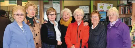 ??  ?? Nora O’Sullivan Looney with Killorglin Active Retirement members Margaret O’Sullivan, Noreen Lyons, Eileen McGillycud­dy, Rose O’Sullivan, Constance Sheehan and Anita Galvin.