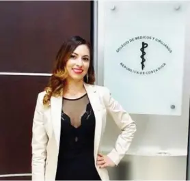  ?? TARSIS PÉREZ ?? La doctora Tarsis Pérez se siente muy realizada con su labor.