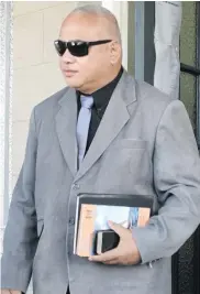  ?? Photo: Ronald Kumar ?? Lawyer Noel Tofinga outside the Employment Relations Tribunal High Court in Suva on May 4, 2018.