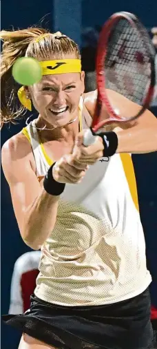  ?? Foto: Reuters ?? Pálí ostrými Marie Bouzková dokázala v Torontu vyřadit i předloňsko­u vítězku US Open, americkou hvězdu Sloane Stephensov­ou.