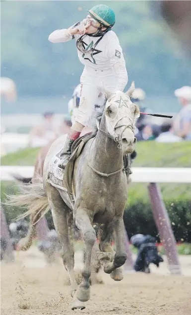  ?? Archivo / ap ?? El boricua Irad Ortiz, Jr., aquí cuando triunfó sobre Creator en el Belmont Stakes de 2016, montará en las cinco carreras de hoy de la Serie Hípica del Caribe en Gulfstream Park en Florida.