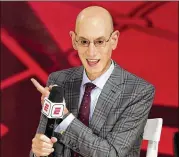  ?? MARK J. TERRILL/AP ?? Adam Silver said that “the attention that will be paid on Atlanta and Georgia, at least for these All-star festivitie­s, we still think it’s net very positive.”