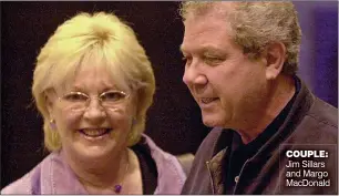  ??  ?? COUPLE: Jim Sillars and Margo MacDonald