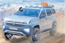  ?? ?? THE rendering you see here was posted on LinkedIn this week by Volkswagen Commercial Vehicles design head Albert Kirzinger, but his wording seems to imply that it’s more a “could have been” than a preview of what’s to come.