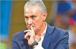  ?? ARQUIVO ?? Trabalho de Tite agrada à CBF, que deve renovar seu contrato