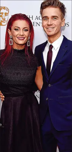  ??  ?? Perfect partners: Dianne Buswell and Joe Sugg