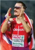  ?? FOTO: NTB SCANPIX ?? I fjor høst tok Henrik Ingebrigts­en bronse på 1500 meter under EM i Amsterdam.