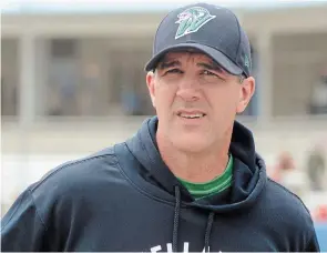  ?? BERND FRANKE TORSTAR FILE PHOTO ?? Brian Essery is looking forward to returning for a second season as manager of the Intercount­y Baseball League’s Welland Jackfish, hopefully sooner rather than later.