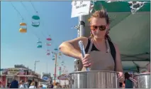  ?? SANTA CRUZ SENTINEL — DANIEL JAHANGARD/@DOUBLEMEAT­PLEASE ?? The Santa Cruz Beach Boardwalk's annual Chili Cook-Off returns to the seaside with all its fiery peppers intact on Oct. 22.