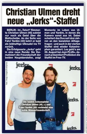 Neue Staffel von jerks.: Mit Fahri Yardim und Christian Ulmen