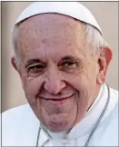  ??  ?? indulgence­s: Pope Francis