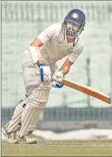  ?? PTI ?? Saurashtra’s Arpit Vasavada scored 81* on Friday.