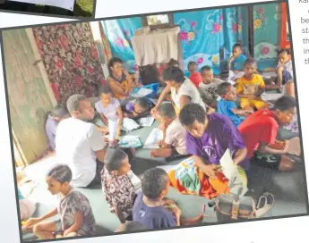  ?? SUPPLIED Picture: ?? Below: We read one whole book in three hours. I could tell how excited they were to be learning even when they were on school-break.