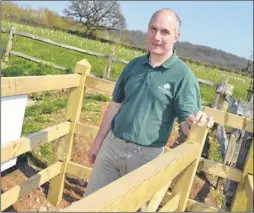  ??  ?? Site manager Clive Steward says the trust has to deal with the damage caused by fires or vandalism left by ‘ghost hunters’