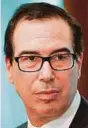  ??  ?? Steven Mnuchin